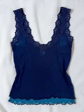Y2K Rampage Mesh Cropped Tank Top